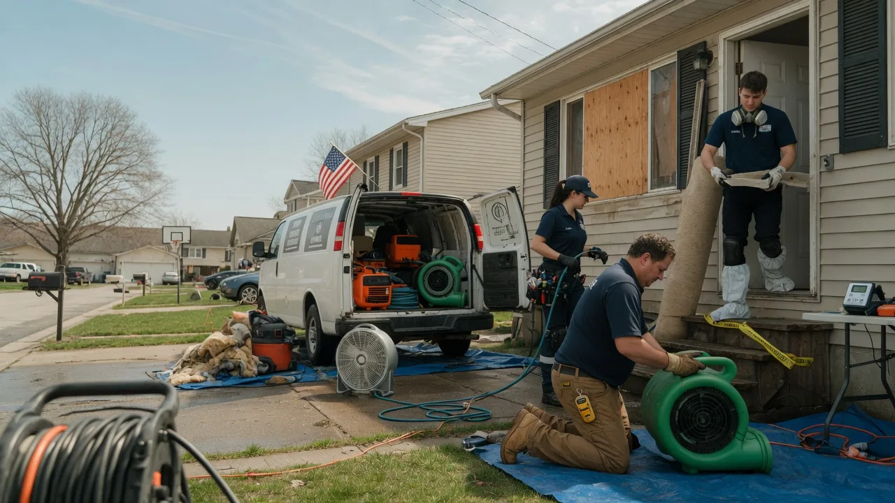Water Damage Restoration in Denhoff, ND near me